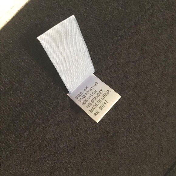 Heavenly Secrets Waist Cincher Womens Shapewear Sz 4X Black Belly Compression - Picture 5 of 7